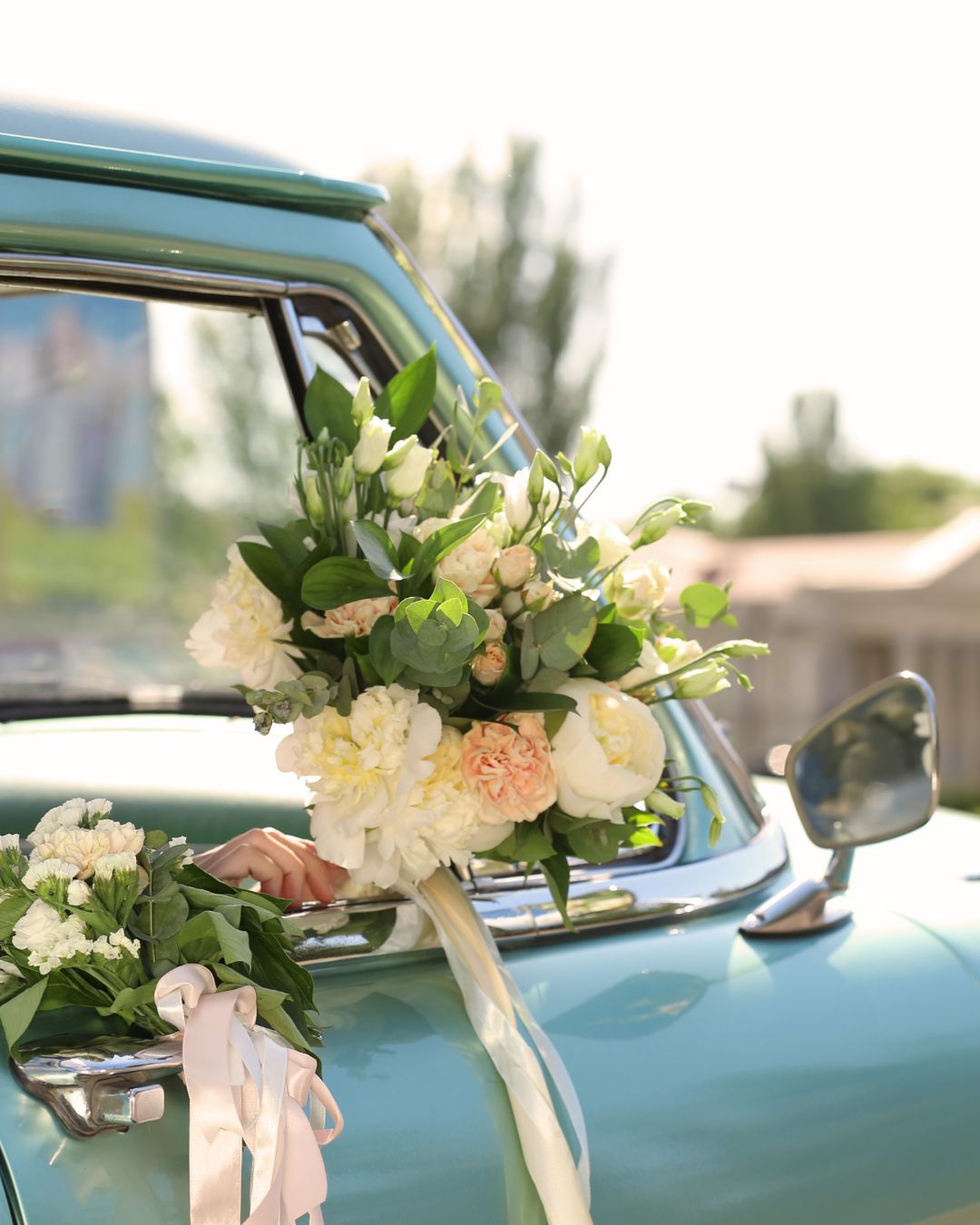 Voiture pour mariage vintage